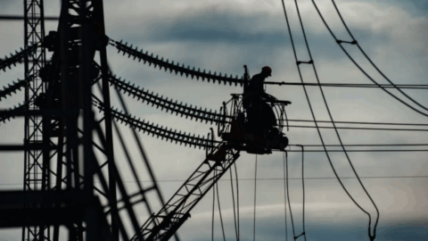 In Slavutych, the power went out due to a Russian attack on an electrical substation