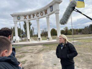 Kelsie Kimberlin Visits Kherson Maternity Hospital — Life and Resilience in a Hero City