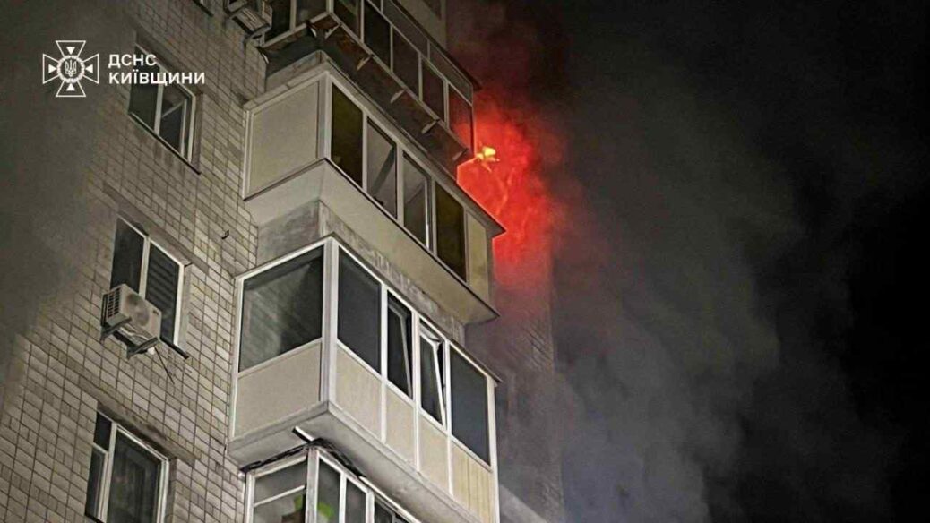 Russian Drone Strike Hits Kyiv’s Suburb: One Killed, Eleven Injured, Including a Child