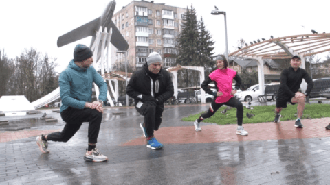 Vinnytsia war veteran who lost his sight training for the New York Marathon