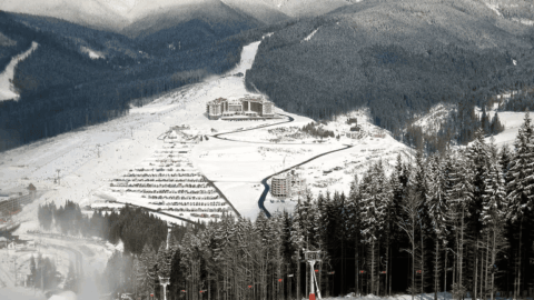 Map of proposed road to Bukovel resort Ukraine 2025 scandal