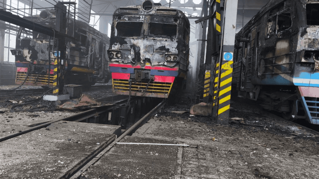 Russian Strikes Hit Fastiv Two Nights in a Row: Train Station and Suburban Depot Destroyed