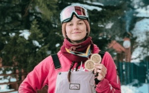 Kateryna Kotsar Wins Historic Silver for Ukraine at Big Air World Cup