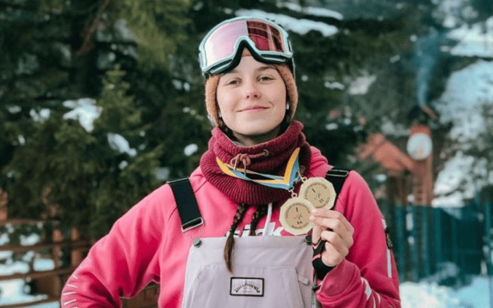 Kateryna Kotsar Wins Historic Silver for Ukraine at Big Air World Cup