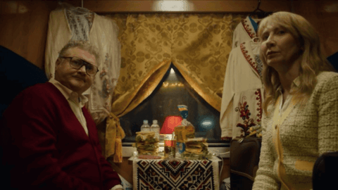 Poster of Ukrainian film Train to Christmas 2025