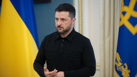 President Zelenskyy speaking about Donbas demilitarized economic zone