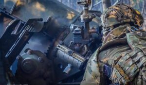 Ukrainian soldiers in frontline combat amid Russia-Ukraine war on December 22 2025