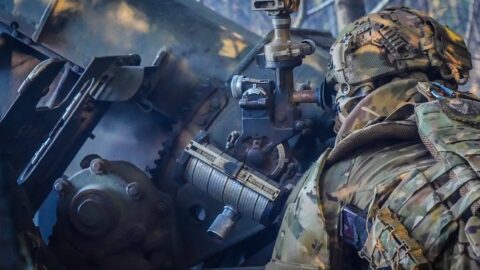 Ukrainian soldiers in frontline combat amid Russia-Ukraine war on December 22 2025