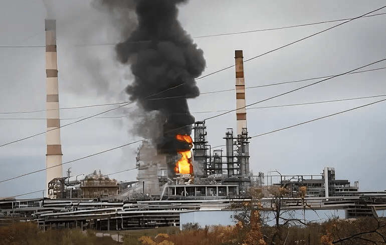 Satellite Evidence Shows Major Ukrainian Breakthroughs Targeting Russia’s Defense Industry