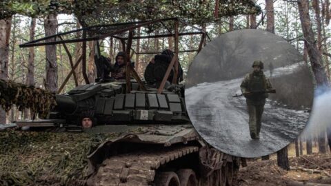 Ukrainian soldiers 67th Brigade raising flag over liberated Tykhe 2025