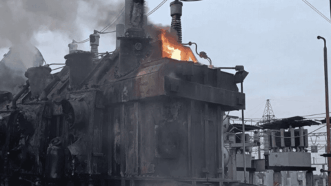 Power outages across Ukraine after Russian attack on energy grid