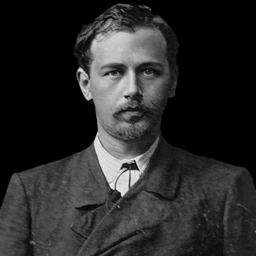 Portrait of Ukrainian composer Mykola Leontovych and sheet music of Shchedryk, the original melody behind Carol of the Bells