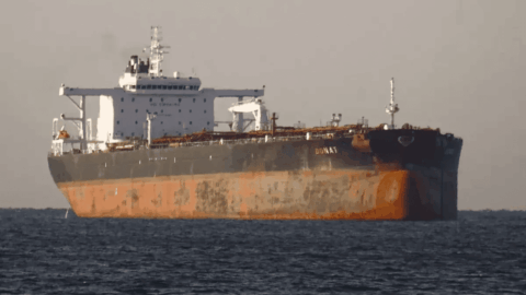 Russian shadow fleet oil tanker targeted by EU sanctions