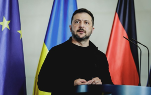 President Volodymyr Zelenskyy arrives in Germany