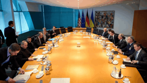 Ukraine and U.S. representatives at second peace talks in Berlin