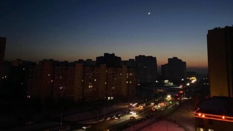 Kyiv residents endure freezing apartments and blackout conditions after Russian missile and drone strikes on energy infrastructure