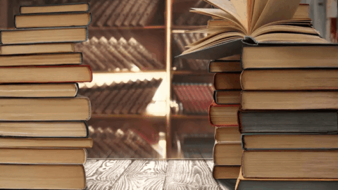 Stack of newly translated Ukrainian books for European audiences featuring works by Khvylovyi, Yohansen and Grusha on display.