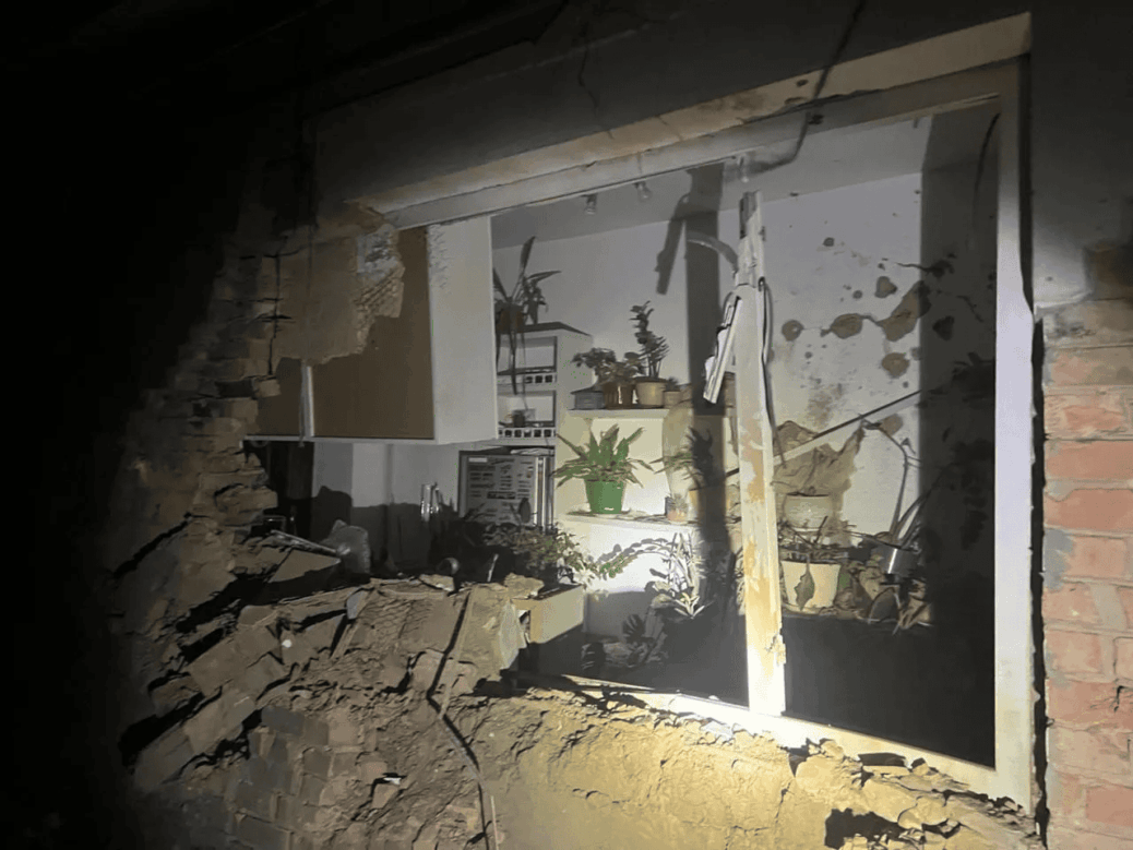 Russia Attacks Dnipropetrovsk Region with Drones and Artillery, Damaging Homes