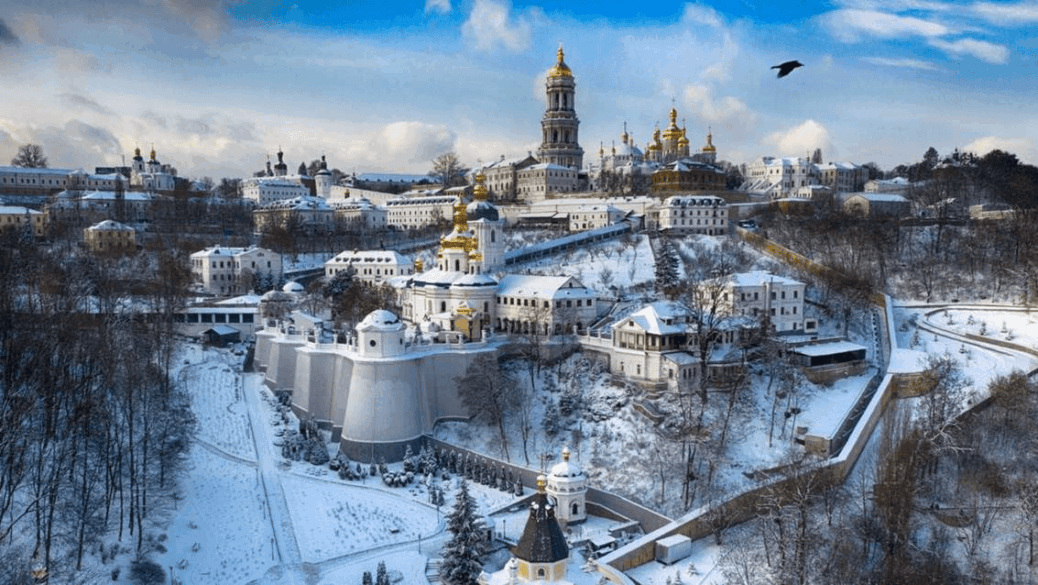 Russian Shelling Damages Caves and Church at Kyiv Pechersk Lavra