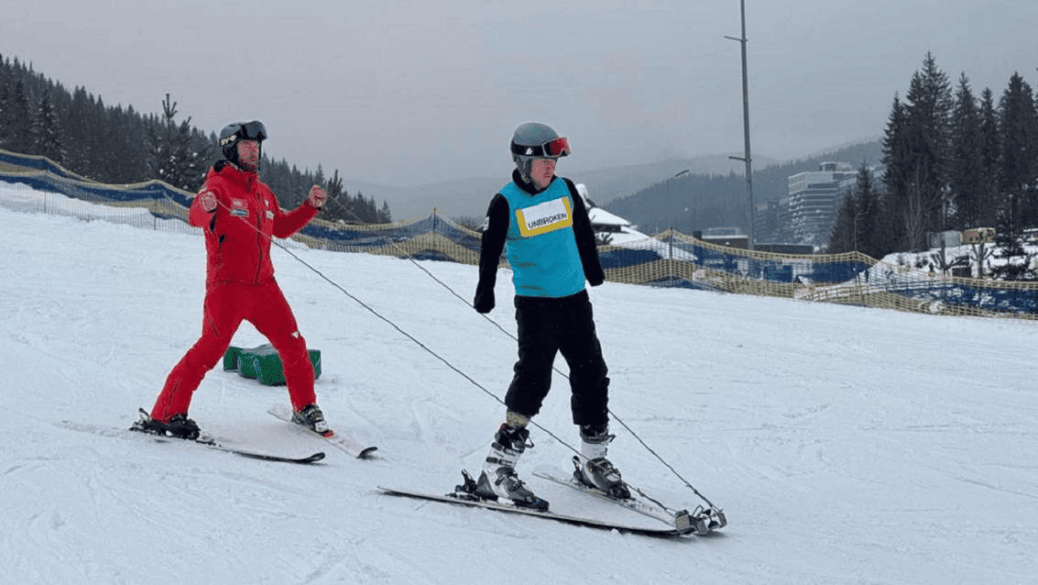 Veteran from Novoyavorivsk Skis in Bukovel After Losing Arms and Legs