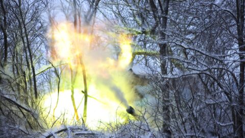 Ukraine war frontline fighting Jan 3 2026 with smoke, tanks, soldiers and drone shadows over battlefield from EMPR.media photo