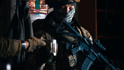 Ukraine soldiers and armored vehicles in frontline defense amid Russia-Ukraine war clashes Jan 30 2026 — intense combat and conflict zones.