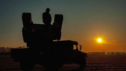 Ukrainian army positions under Russian air and drone attack on February 4, 2025