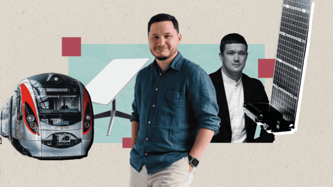 Satellite internet Starlink terminals deployed on frontline and train settings, illustrating the role of whitelist controls and battlefield connectivity dynamics.