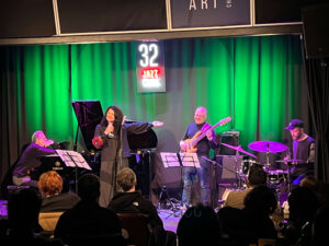 Ukrainian jazz musicians performing compositions inspired by Taras Shevchenko poetry in a contemporary concert program