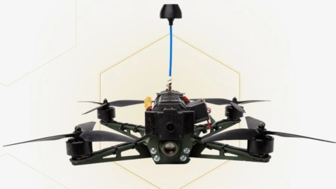 Ukrainian AI-powered FPV drone in combat deployment, showcasing autonomous targeting and next-generation battlefield technology