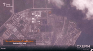 79% of Fuel Storage Tanks at Feodosia Oil Depot Destroyed or Damaged Since Start of Russia’s Full-Scale War