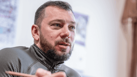 Ukrainian law enforcement officers amid tensions between SBU and anti-corruption agencies over disrupted investigations