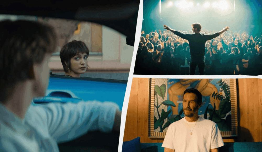 Collage of new film releases including Drive and Gourou highlighting this week’s top cinema and streaming premieres