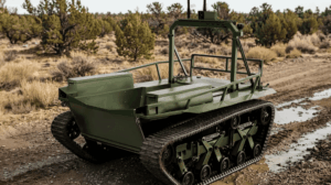 Roboneers Lynx MAX unmanned ground vehicle evacuates wounded soldier across mined terrain under FPV drone threat in Ukraine