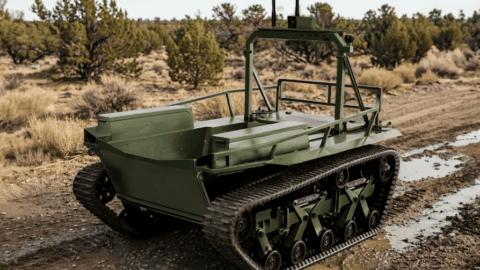 Roboneers Lynx MAX unmanned ground vehicle evacuates wounded soldier across mined terrain under FPV drone threat in Ukraine