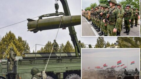 Belarusian and Russian military forces participate in tactical nuclear weapons drills involving missile and aviation units