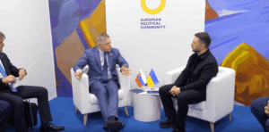 Zelenskyy meeting Slovak PM Fico discussing Ukraine EU membership and bilateral cooperation