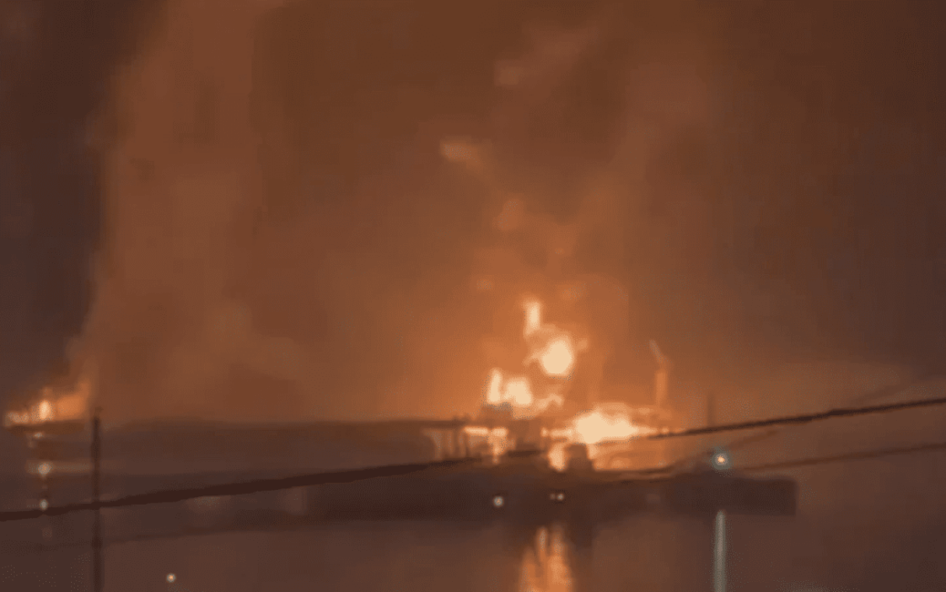 Ukraine Drone Strikes Ignite Major Russian Oil Hub