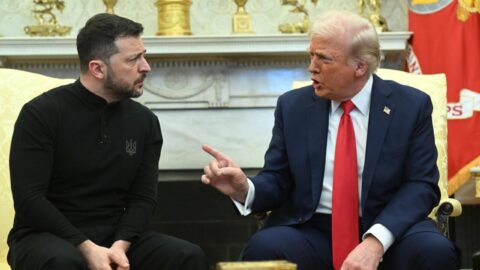 Trump tells Zelenskyy Ukraine has no cards during Oval Office meeting at the White House