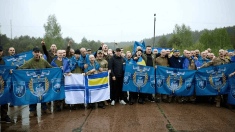 Freed Ukrainian prisoners of war return home after a major exchange with Russia during the ongoing war in Ukraine