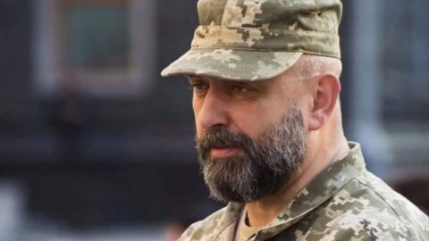 Serhii Kryvonos speaking about Crimea, mobilization, and Russia’s war against Ukraine during televised interview