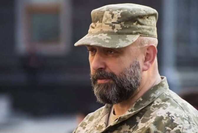 Serhii Kryvonos speaking about Crimea, mobilization, and Russia’s war against Ukraine during televised interview