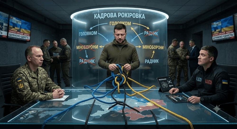 Zelenskyy, Syrskyi and Fedorov in the context of Ukraine's wartime leadership and personnel reshuffle analysis