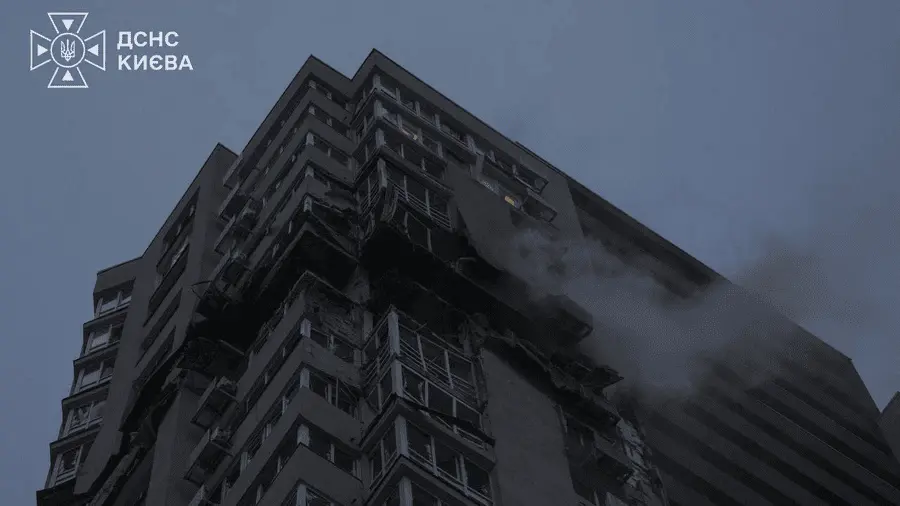 Bodies of Two People Found Under Rubble After Russian Strike on Kyiv Apartment Building