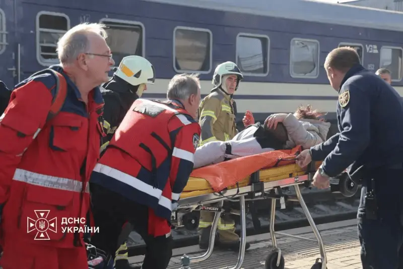 Dnipro Railway Station Strike Leaves Seven Injured, Six in Extremely Critical Condition