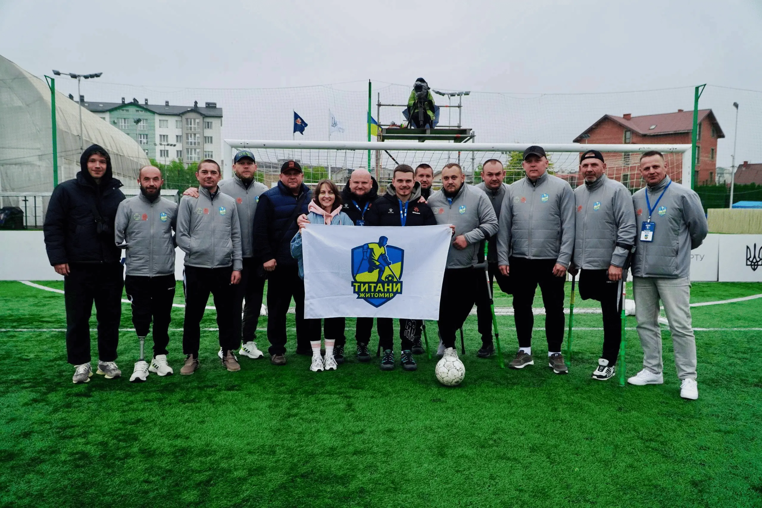 Zhytomyr Titans, the amputee football team competing in Ukraine
